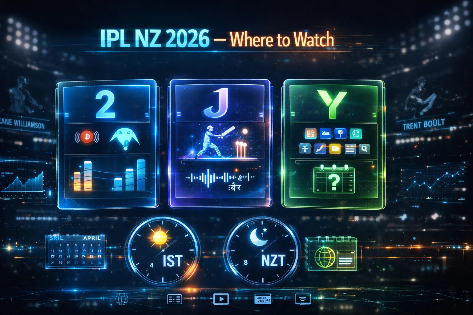 IPL NZ streaming 2026: Sky Sport Now JioHotstar YuppTV Indian Premier League New Zealand guide