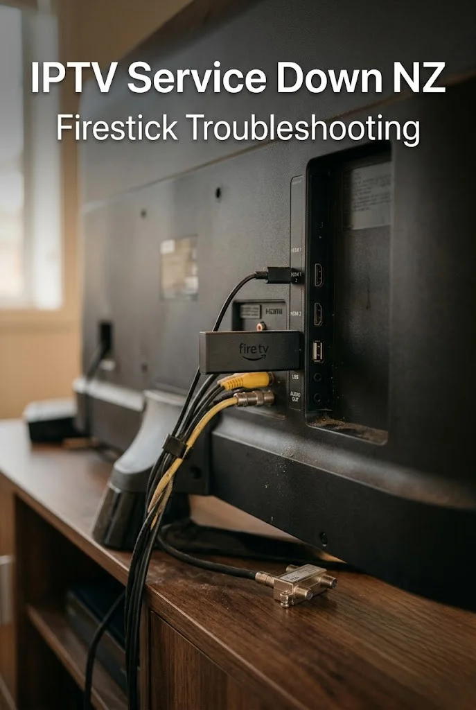 iptv service down nz Firestick troubleshooting

TEXT ON IMAGE:
IPTV Service Down NZ
Firestick Troubleshooting