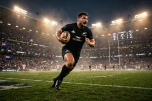 All Blacks IPTV NZ live streaming cinematic stadium match under floodlights