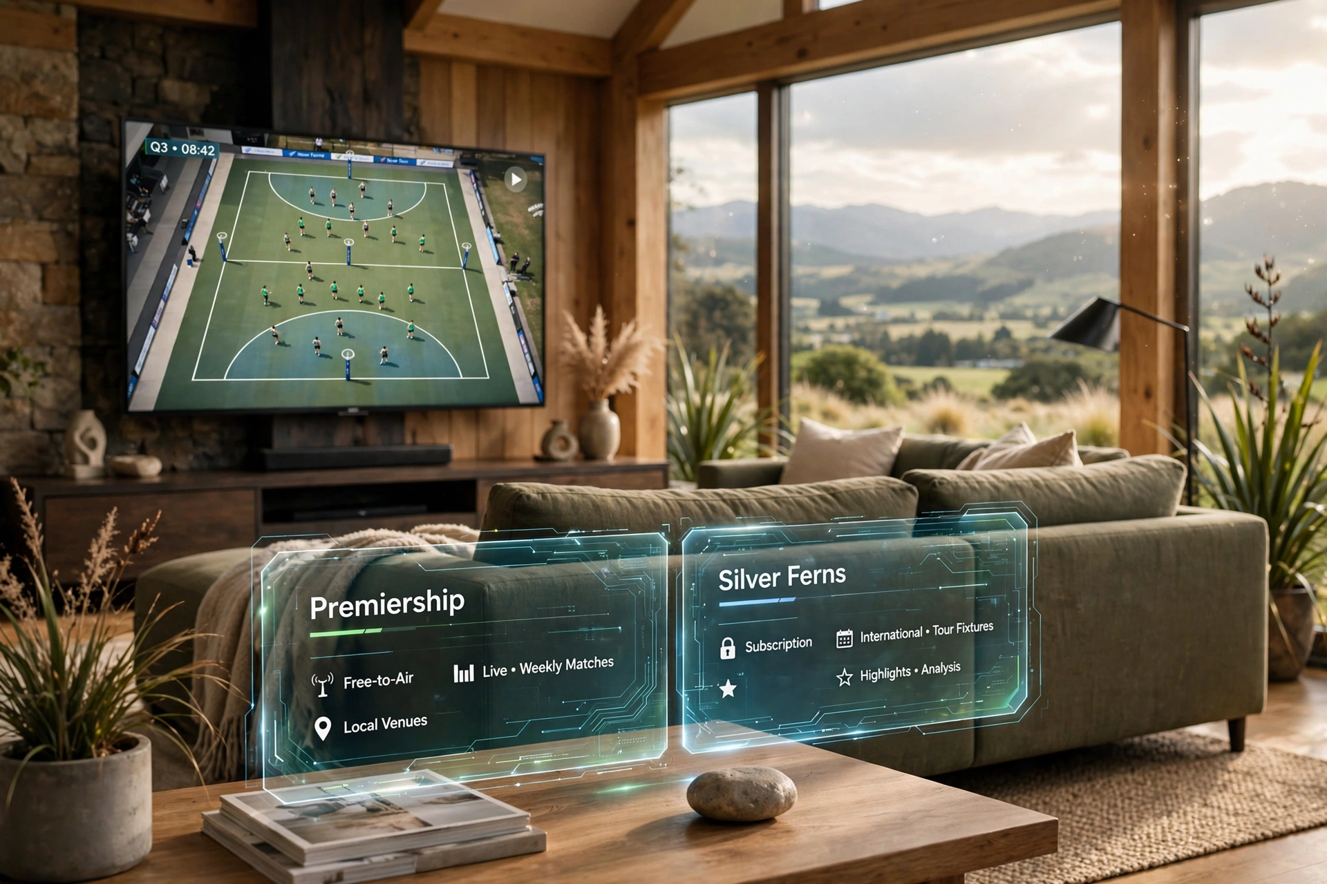 Netball NZ IPTV 2026 streaming guide showing ANZ Premiership and Silver Ferns viewing options in New Zealand