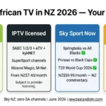 South African channels IPTV NZ 2026 SABC News free YouTube DStv IPTV Sky Sport Now guide