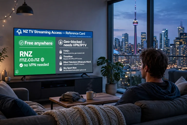 How to watch NZ TV channels from overseas with free and geo-blocked services in 2026
