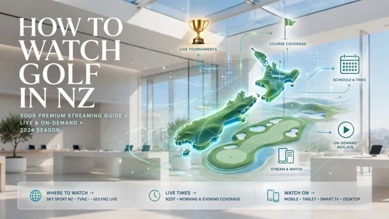 How to Watch Golf in NZ guide for PGA Tour majors and official streaming
