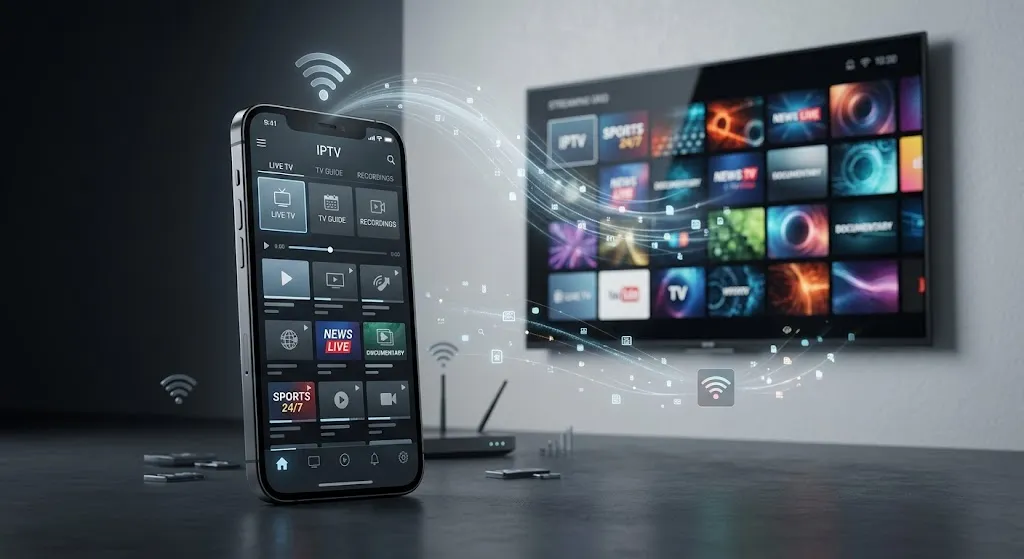 AirPlay casting IPTV on iPhone NZ to television
