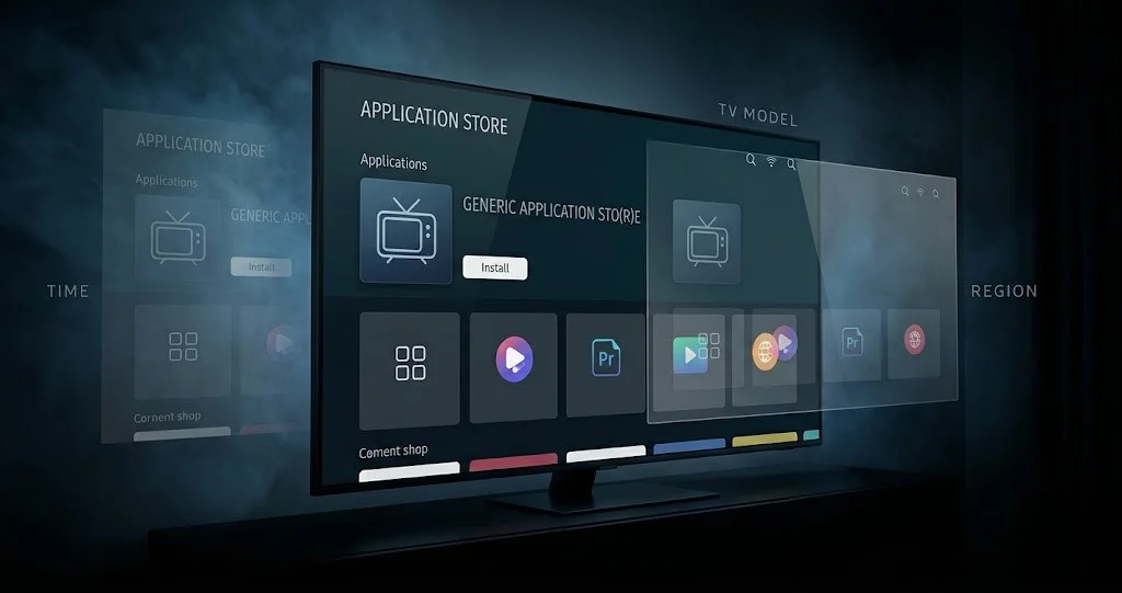 IPTV app availability on Samsung Smart TV NZ varies by model region and time