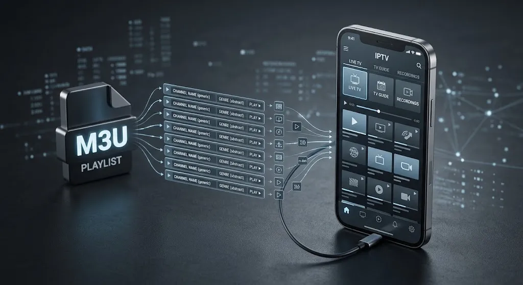 Adding an M3U playlist for IPTV on iPhone NZ