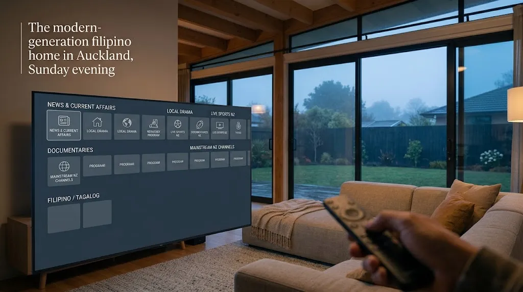 Filipino TV channels NZ availability compared with mainstream New Zealand television platforms